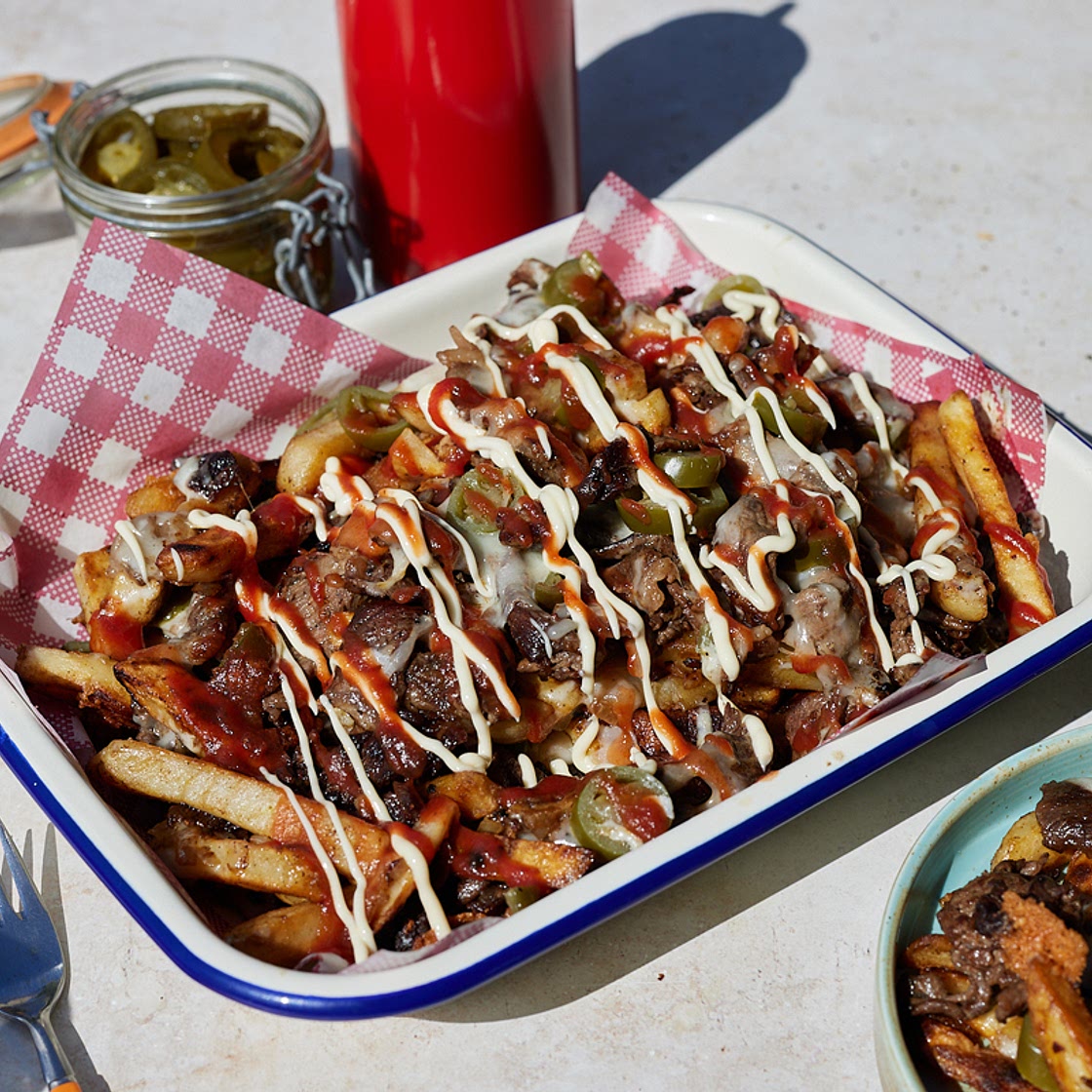 Philly Cheese Loaded Fries