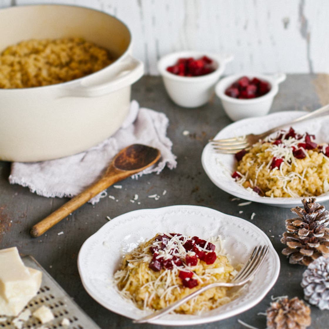 risotto d’orge 3 façons