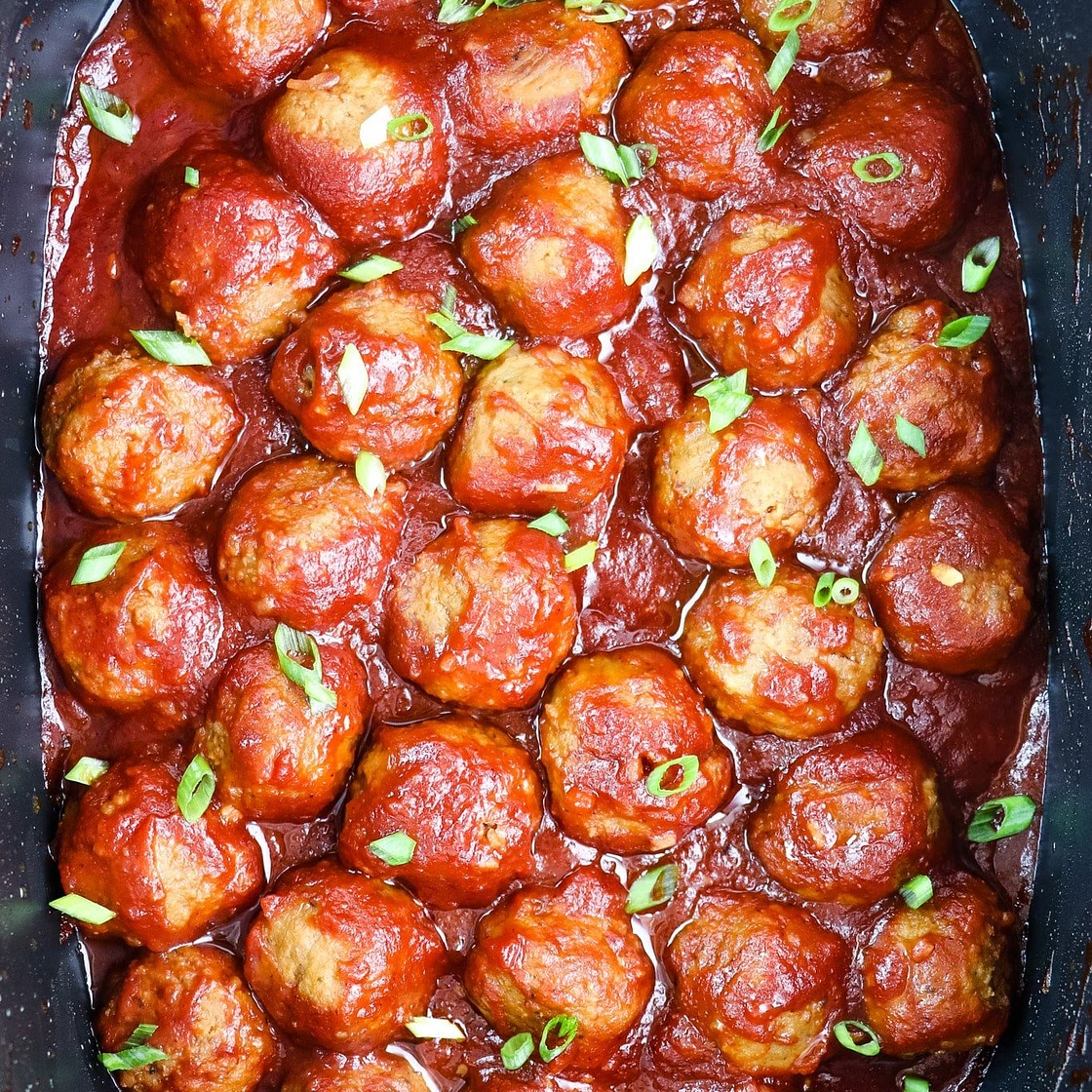 Cranberry Sauce Meatballs