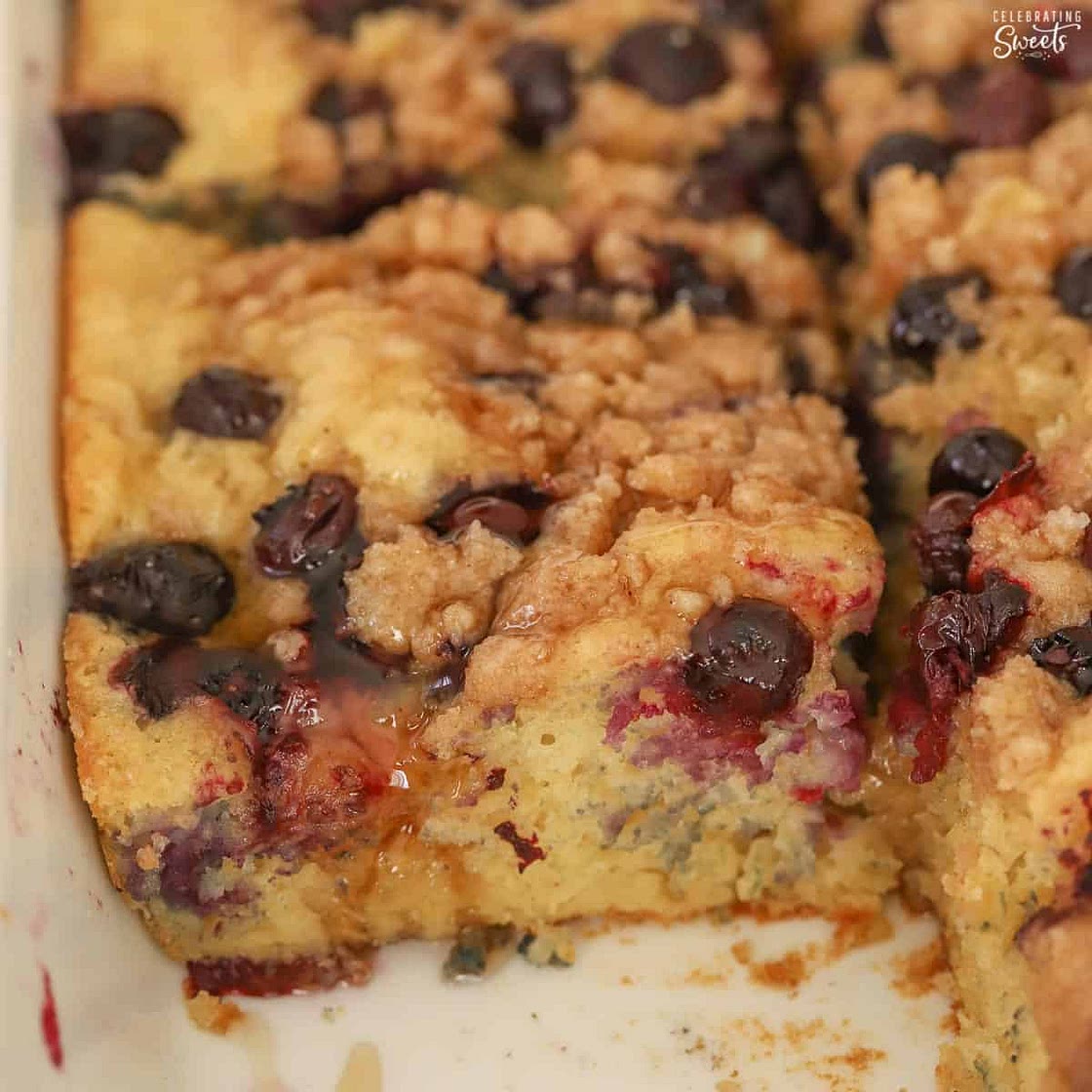 Blueberry Buttermilk Pancake Casserole