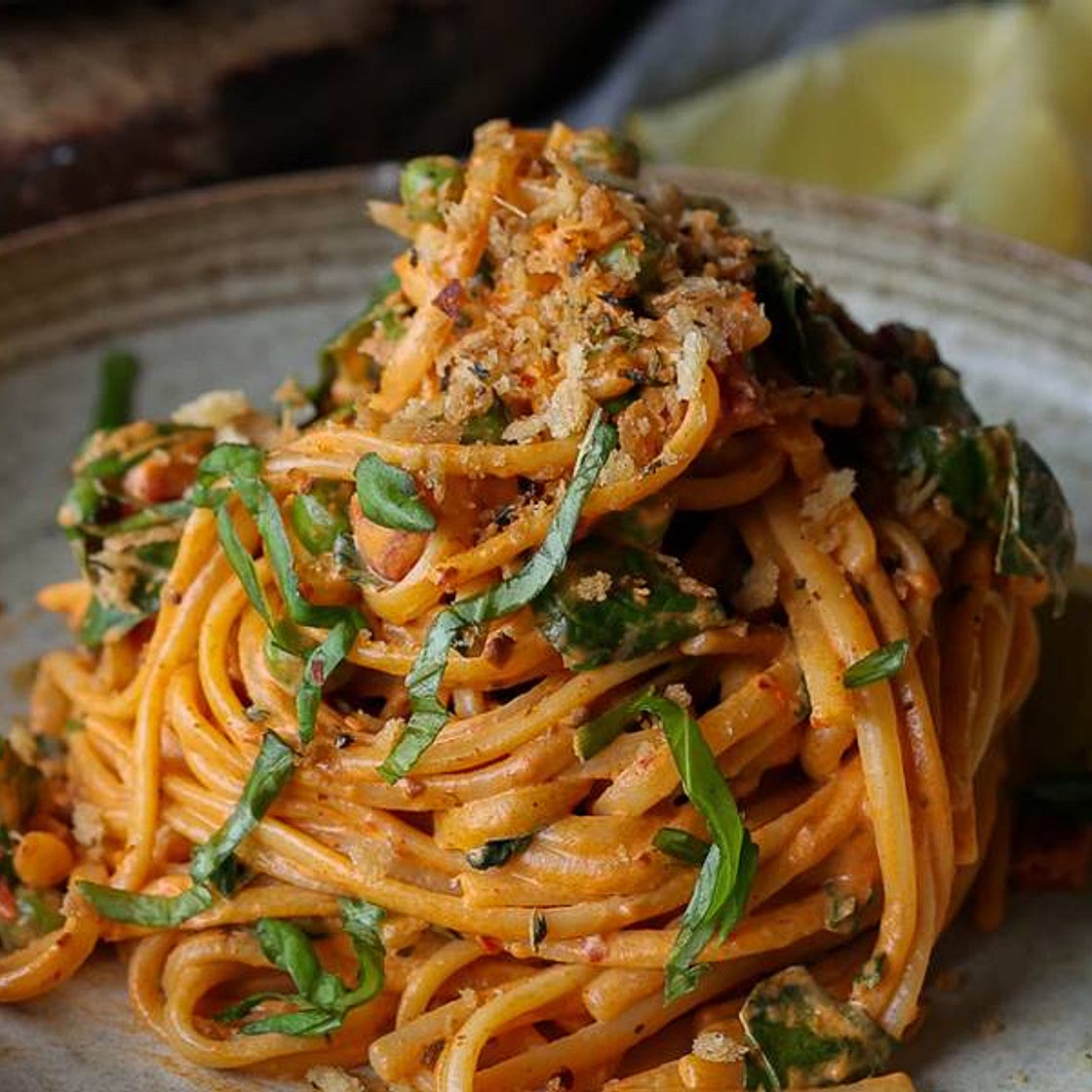 Creamy Harissa Pasta