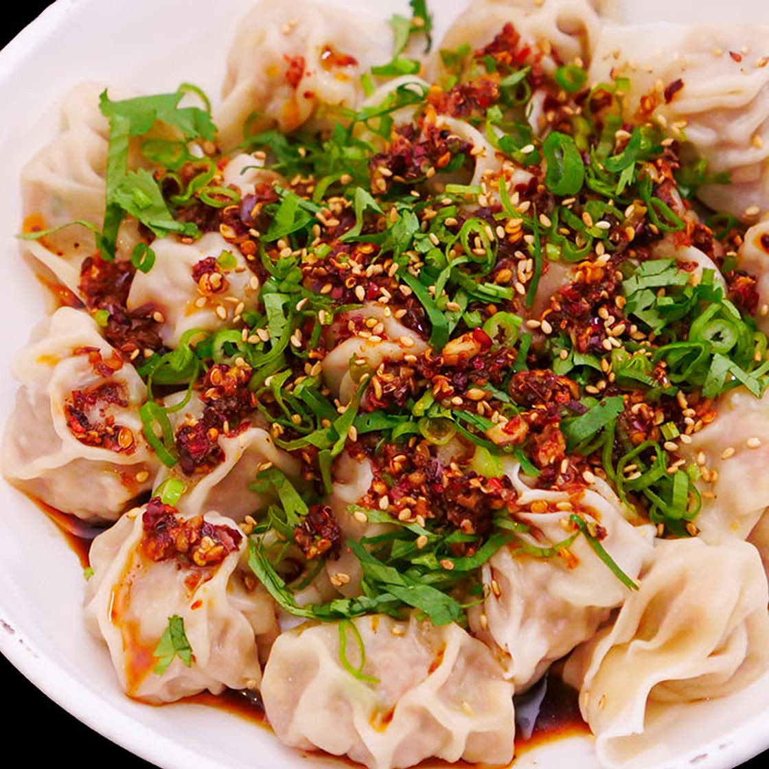 Wontons in Chili Oil