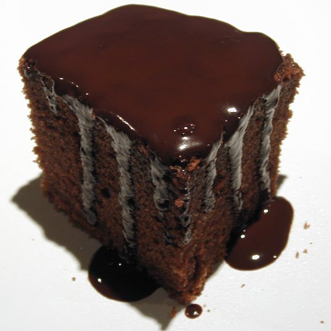 Aerial Chocolate Cake, Ganache Glaze Recipe