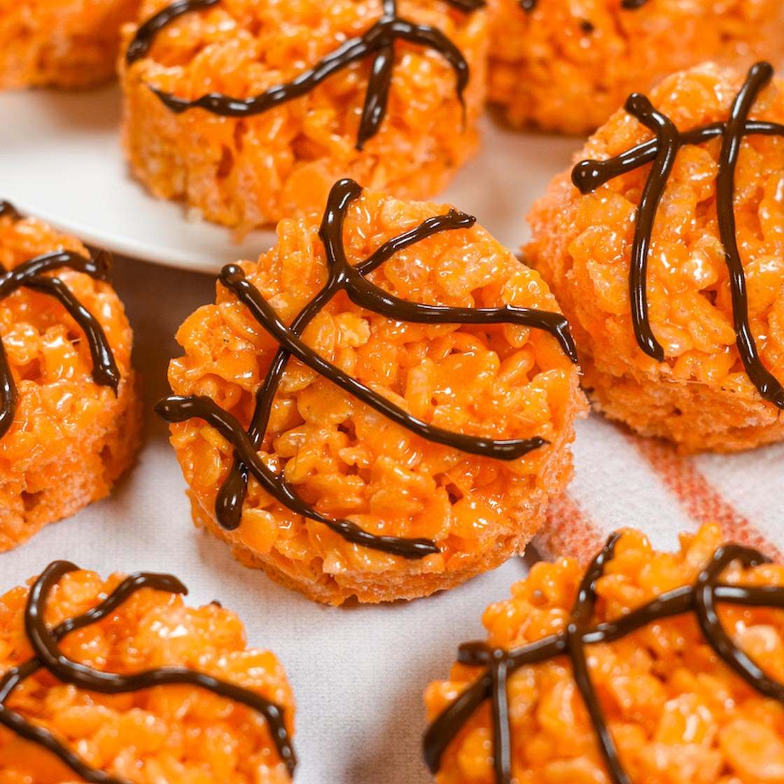 Rice Krispie Basketball Treats