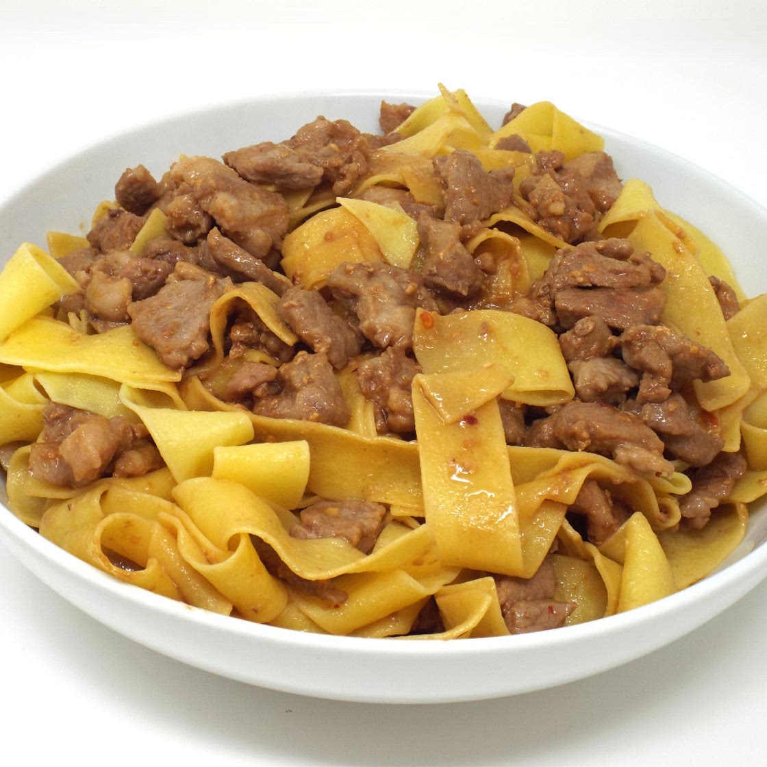 Miso Pappardelle and Pork