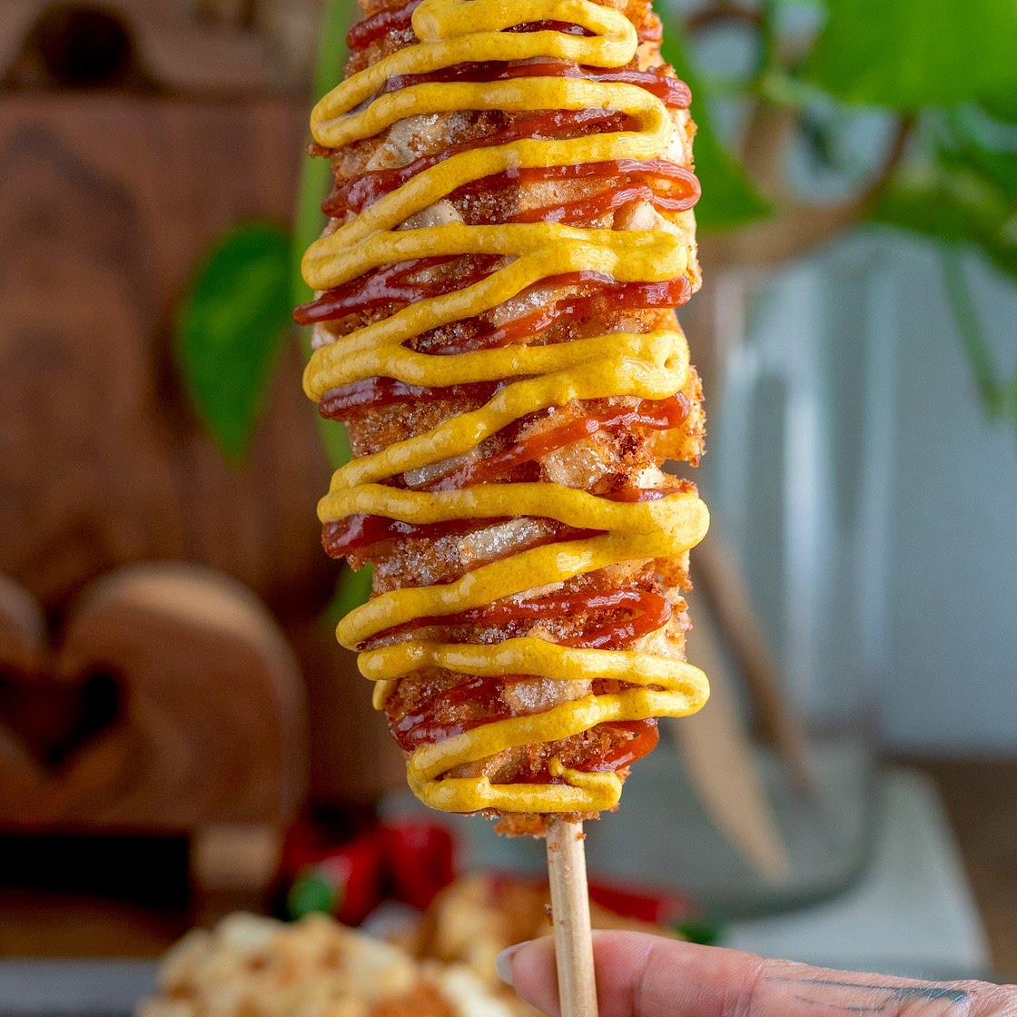 Korean Corn Dog- 감자핫도그 (Gamja Hotdog)