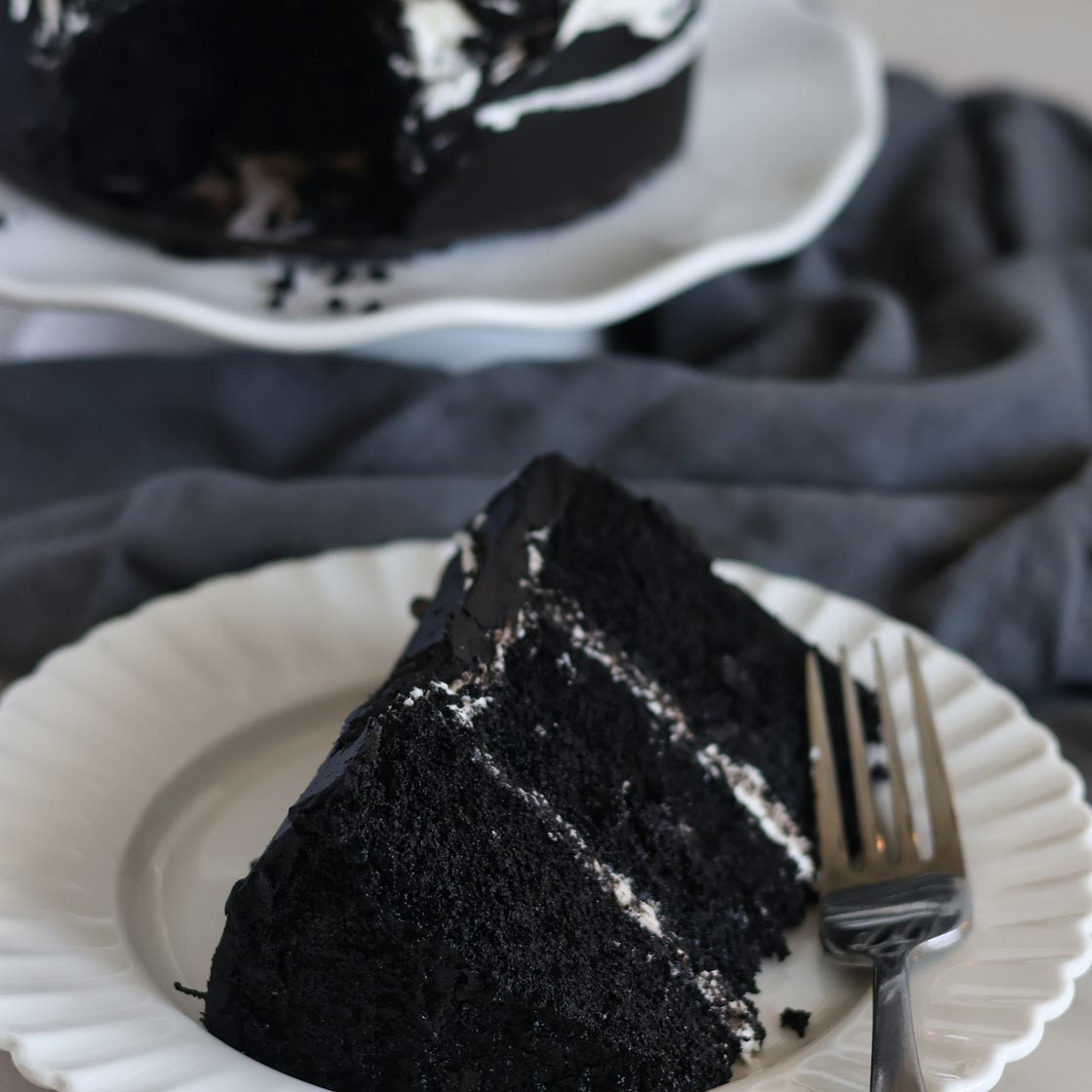 Gluten Free Black Velvet Cake Recipe (No Food Dyes)