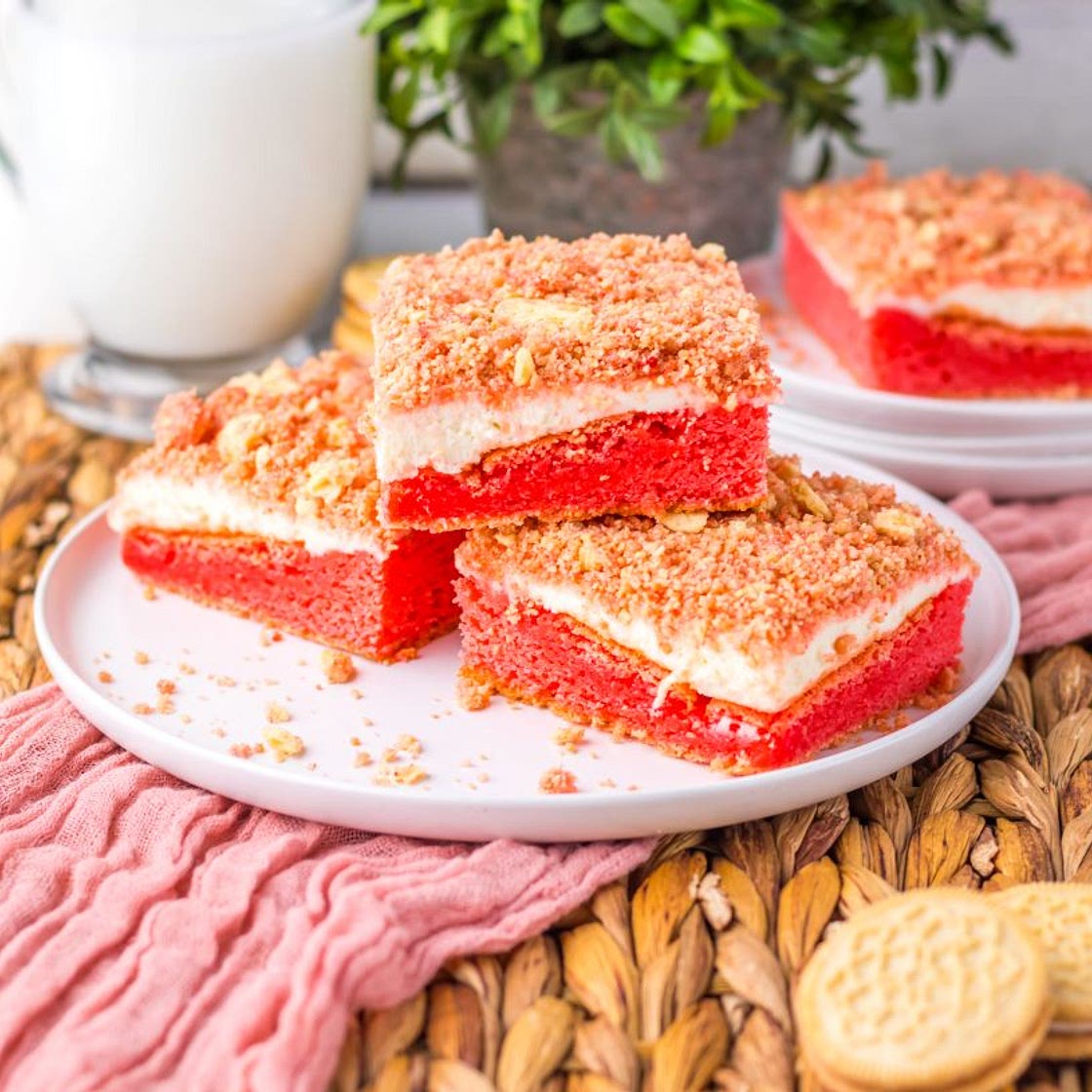 Strawberry Cheesecake Brownies