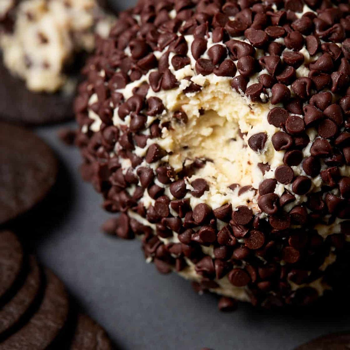 Chocolate Chip Cheesecake Ball