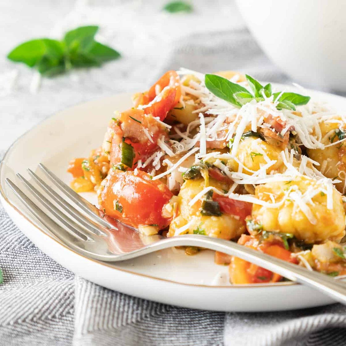 Potato Gnocchi with Bacon