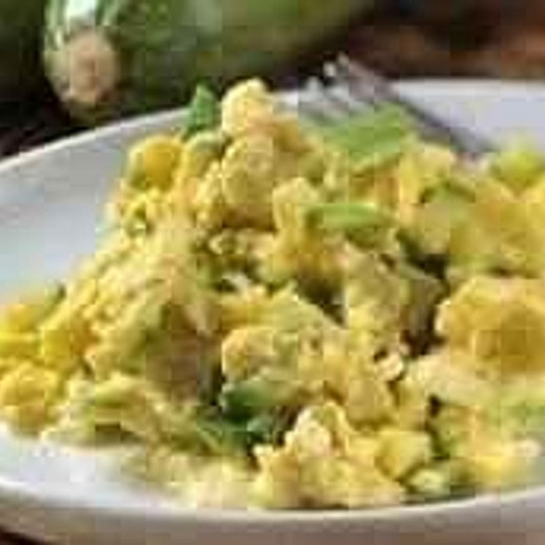 Huevo revuelto con calabacita