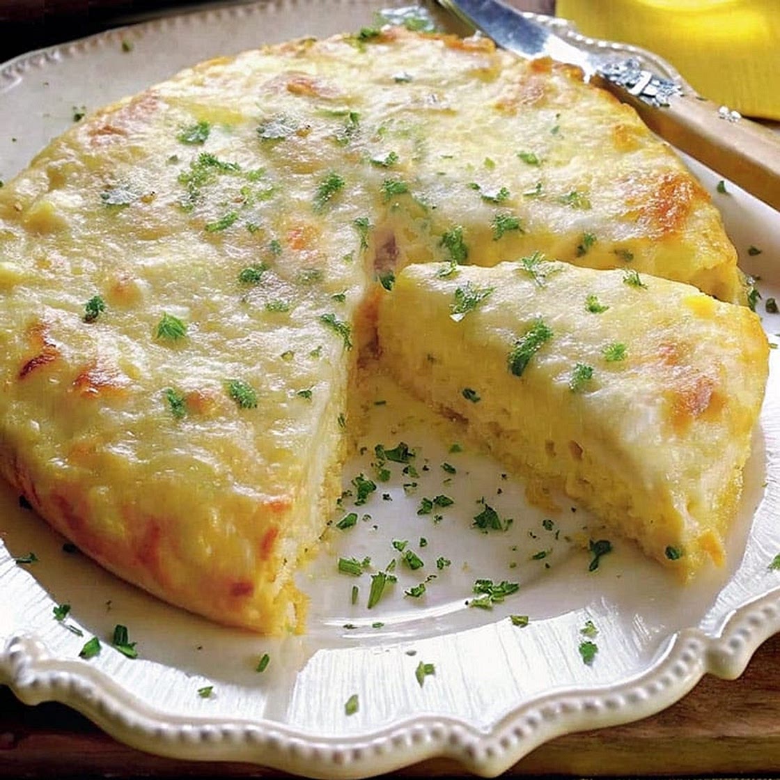 Tortilla a la española en arrocera