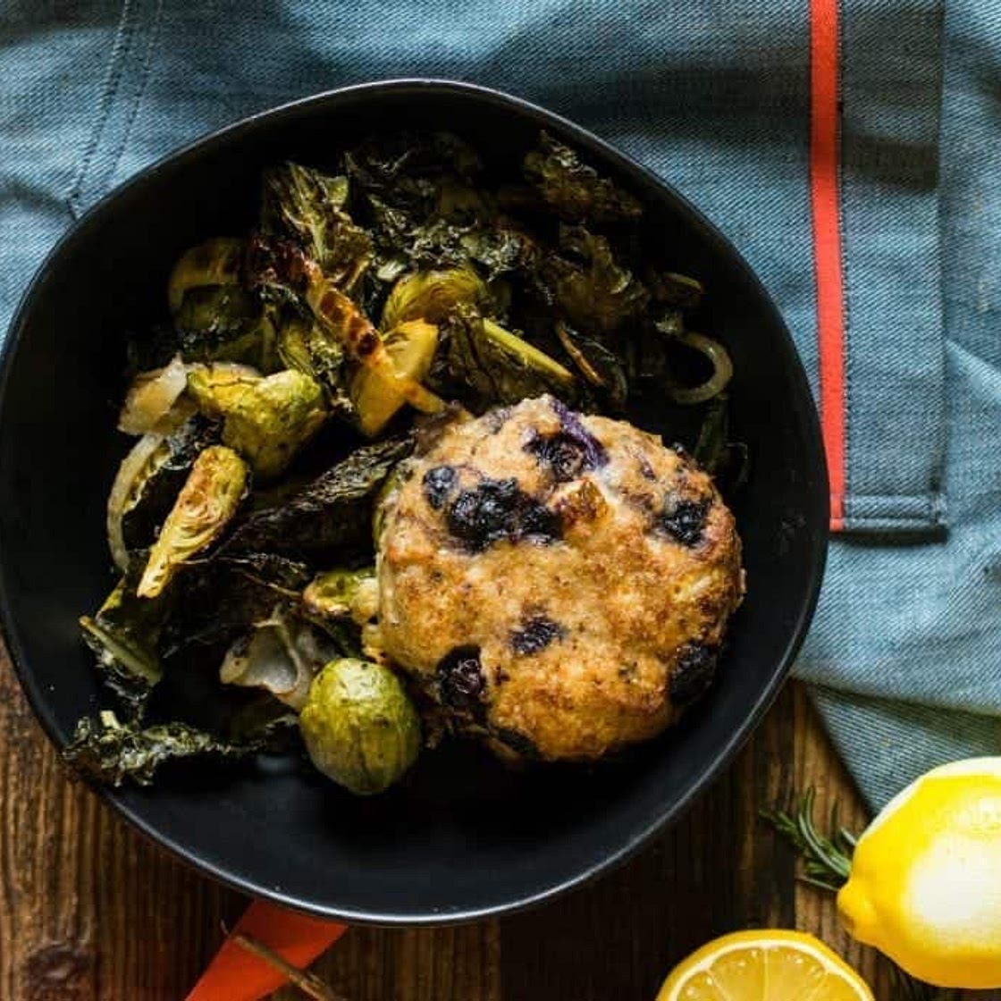 Turkey Burger Sheet Pan Dinner