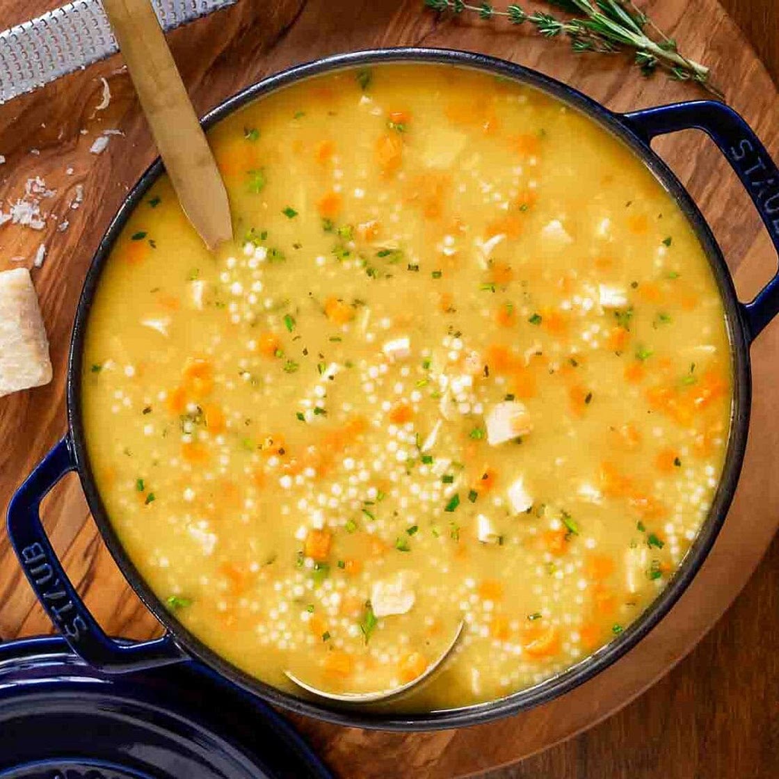 Italian Chicken Pastina Soup (aka Italian Nonna's Penicillin Soup)