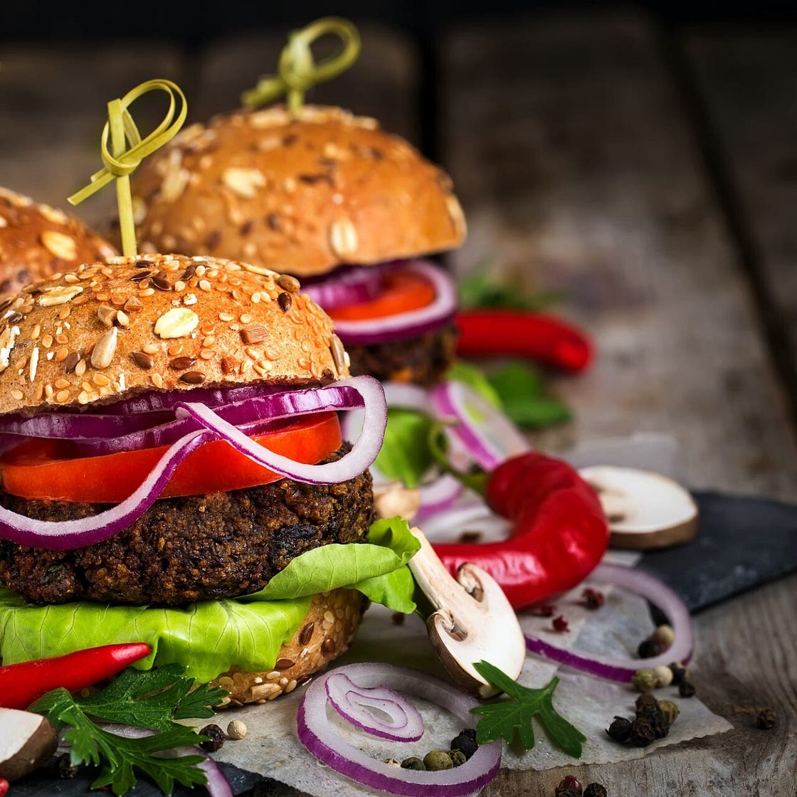 Capsicum Veggie Burger
