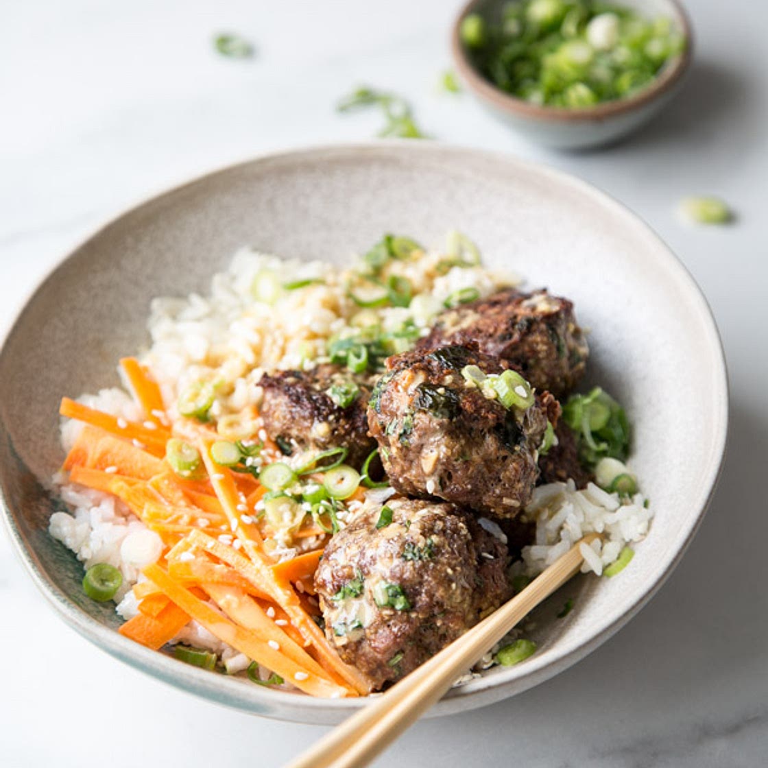 Ginger-Sesame Low FODMAP Meatballs (Ground Beef or Chicken!)