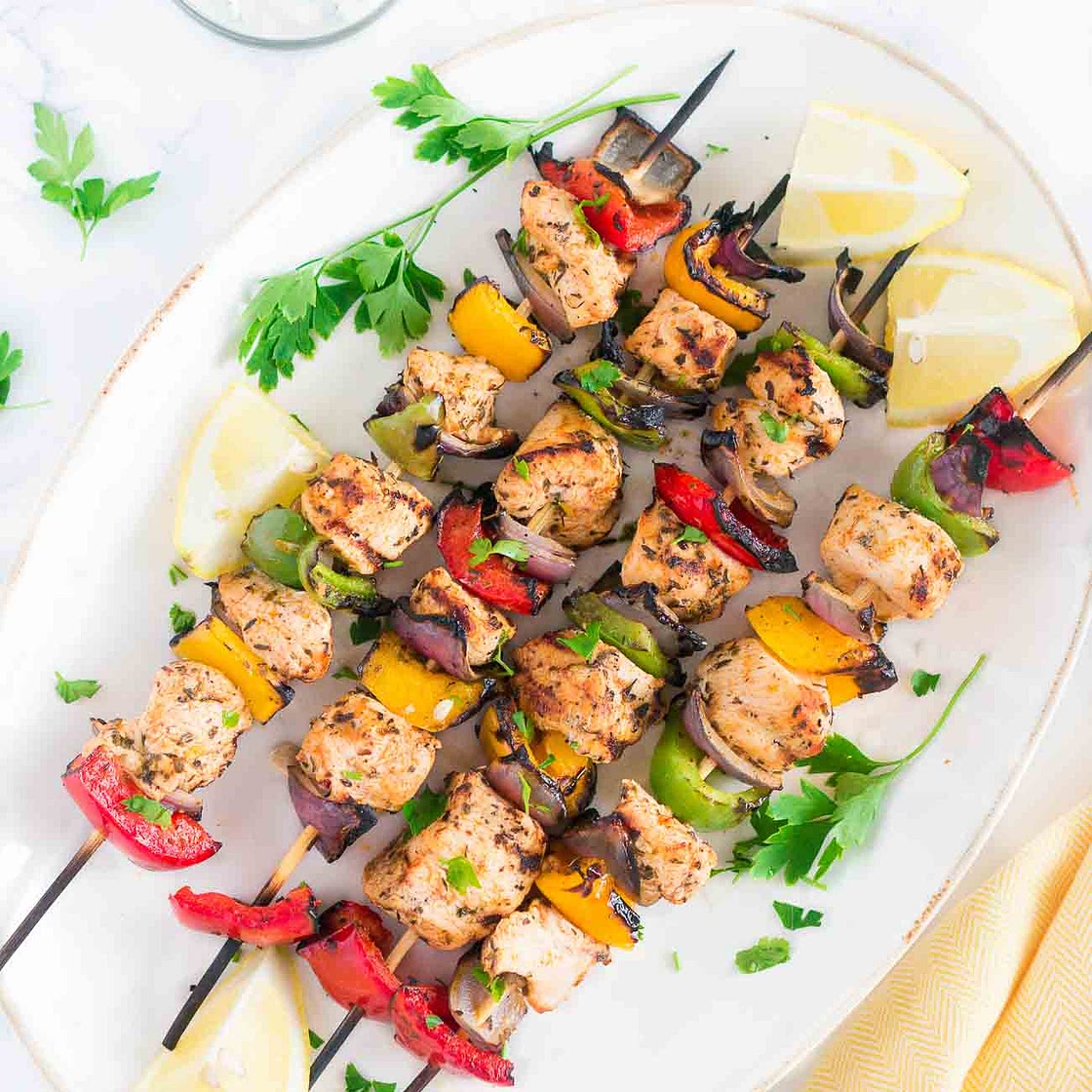 Mediterranean Chicken Kebabs