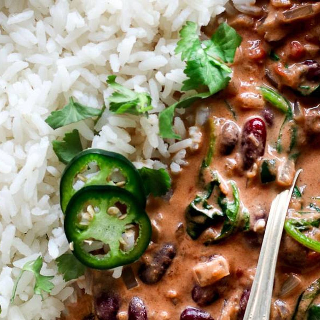 Mushroom & Kidney Bean Coconut Curry