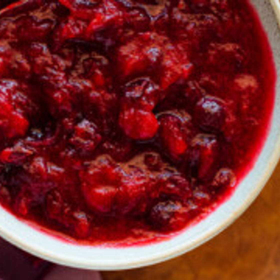 Naturally Sweetened Cranberry Sauce