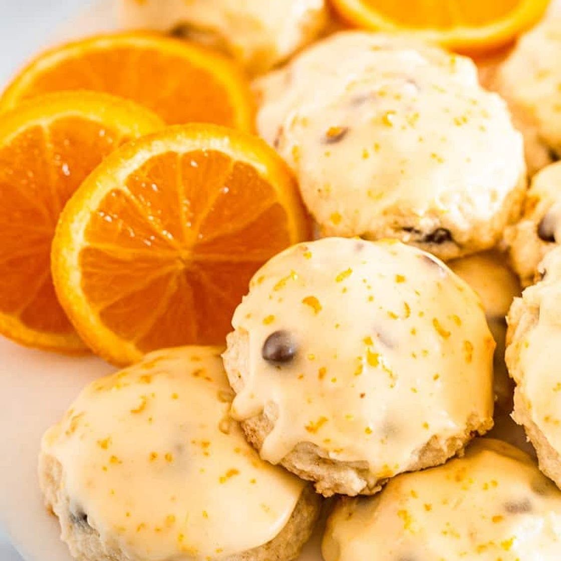 Orange Chocolate Chip Ricotta Cookies