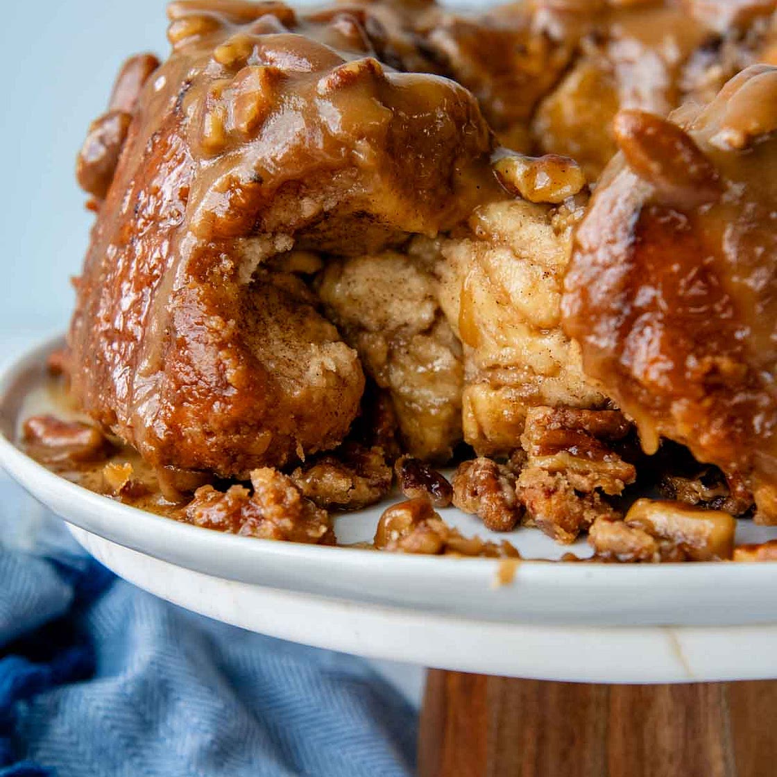 Gooey Gluten-Free Monkey Bread with Caramel Sauce