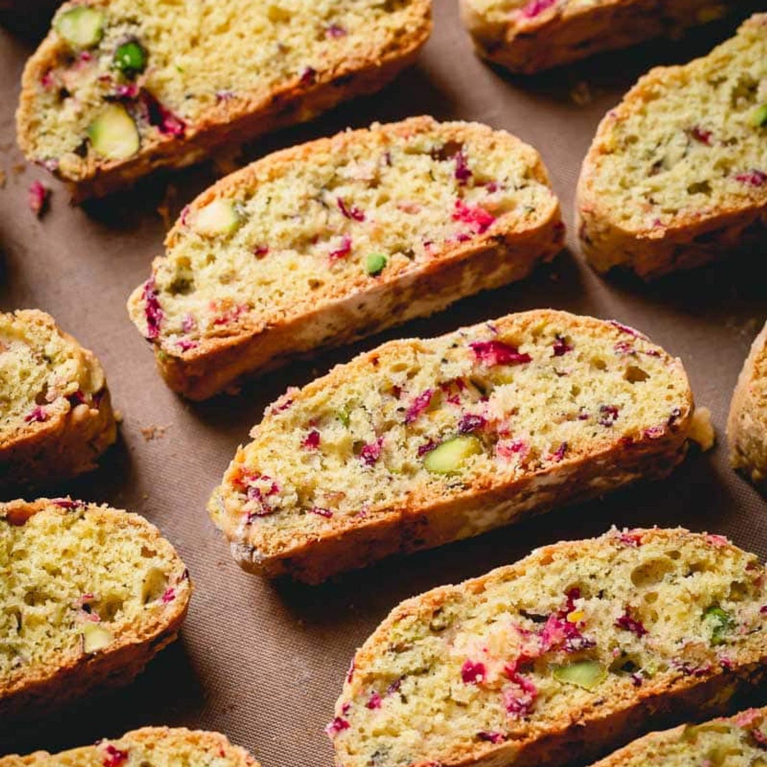 Cranberry Pistachio Biscotti
