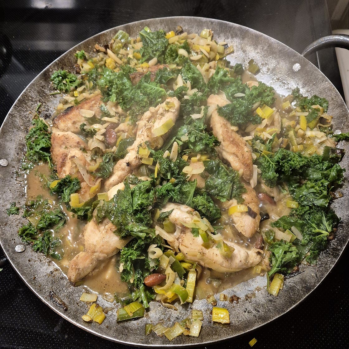 Chicken & Leek Piccata