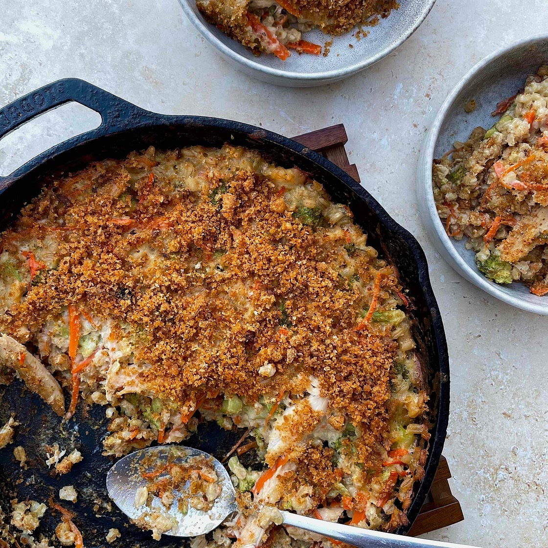 Broccoli Cheddar Skillet