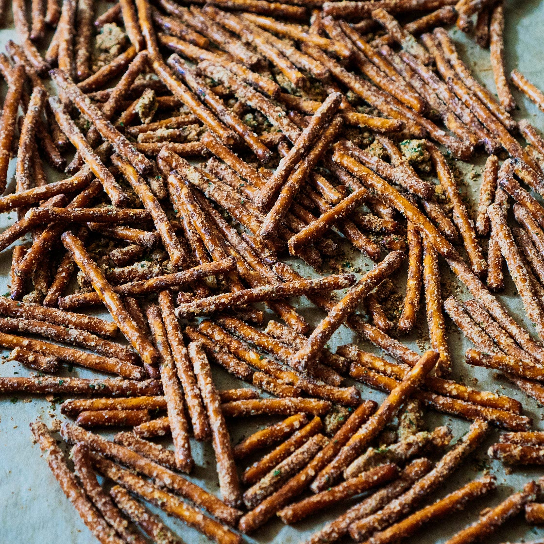 Homemade Dot's Pretzels