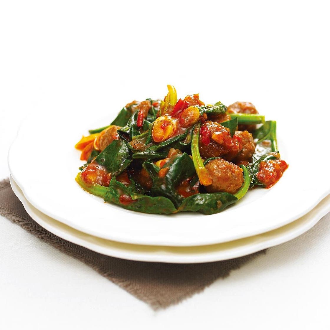 시금치두반장고기조림 만드는 법