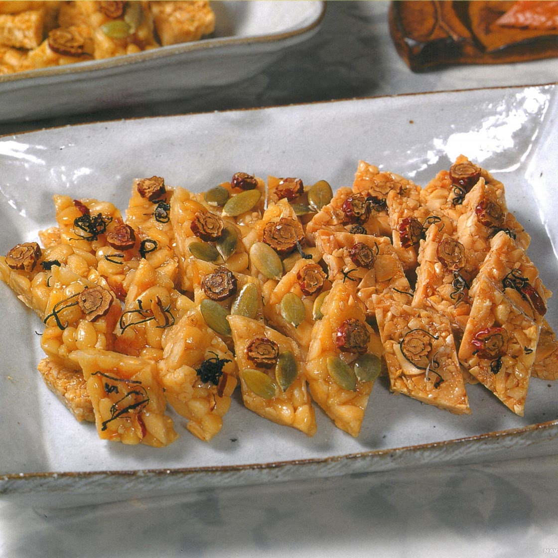 땅콩엿강정 · 잣엿강정