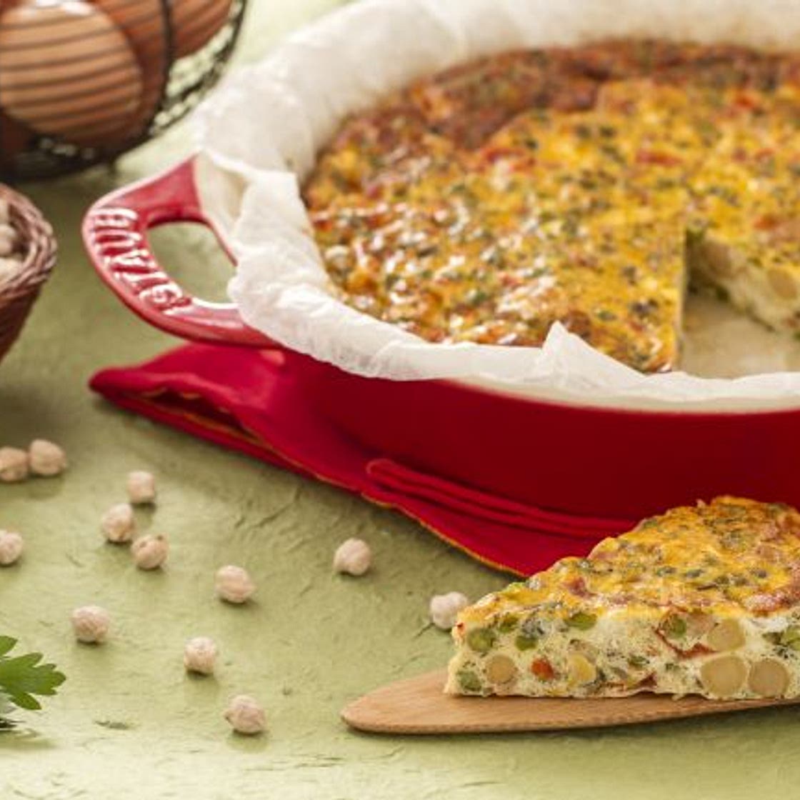 Frittata al forno ai ceci