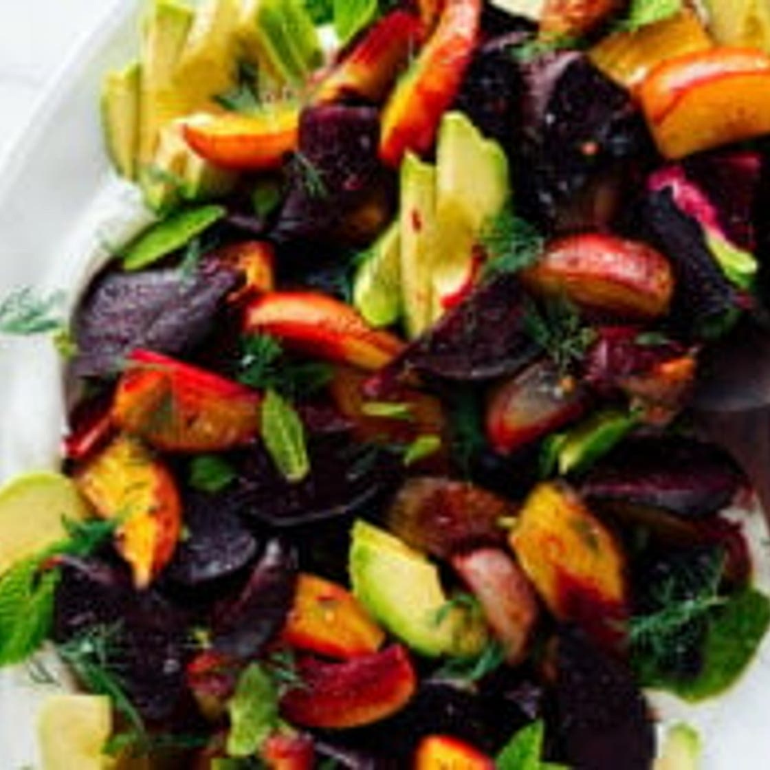 Gaby's Roasted Beets and Labneh