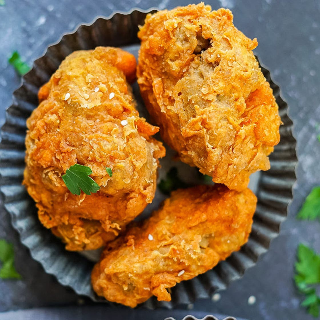 Vegan Popeyes Fried Chicken (Vegetarian)