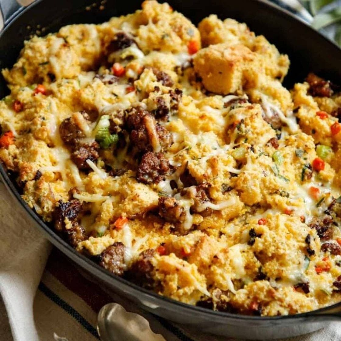 Cornbread Stuffing and Sausage