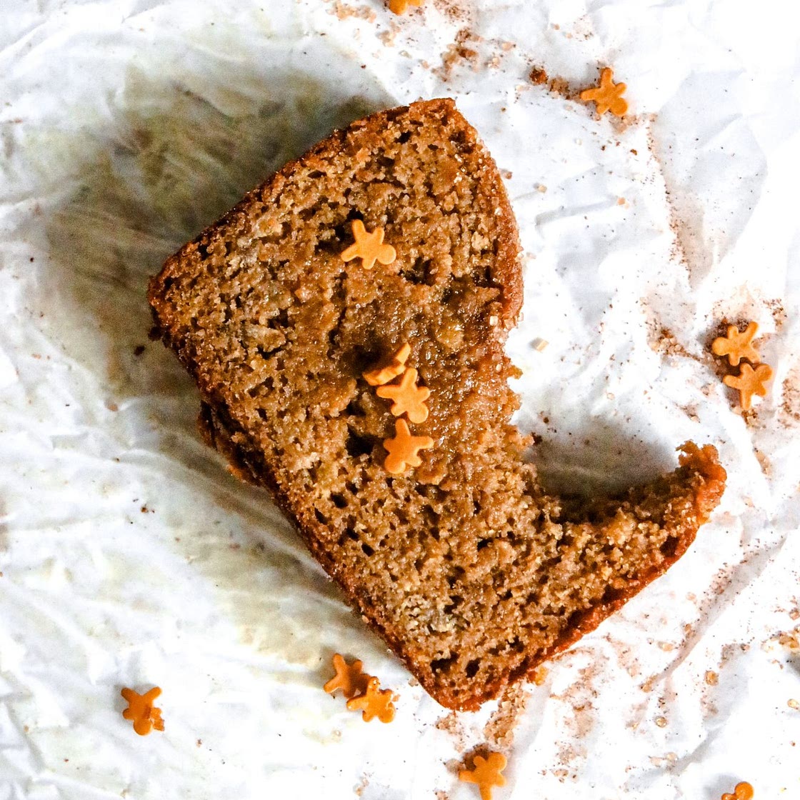 Fluffy & Moist Gingerbread Banana Bread