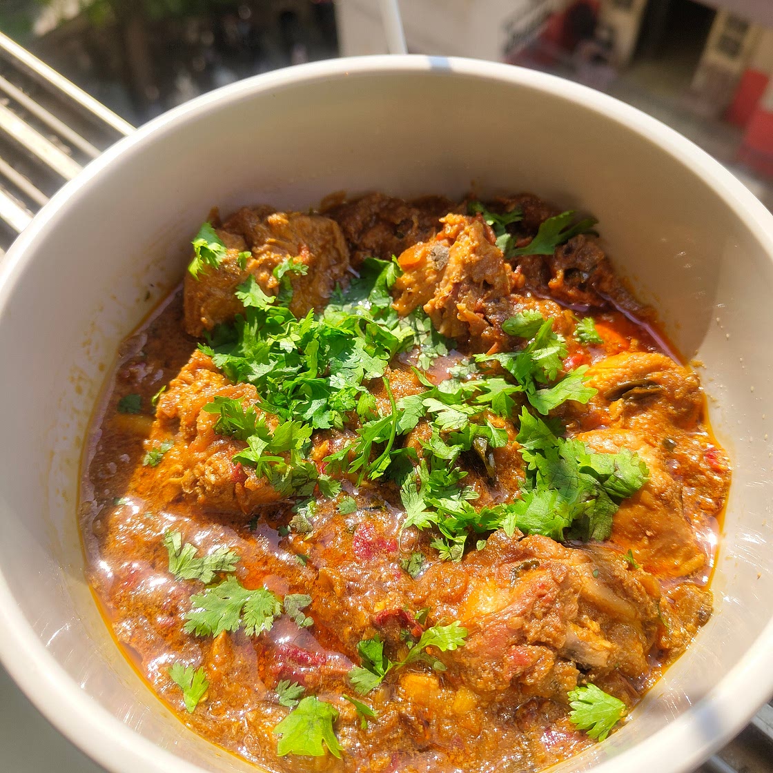 Andhra-style Kodi Chicken