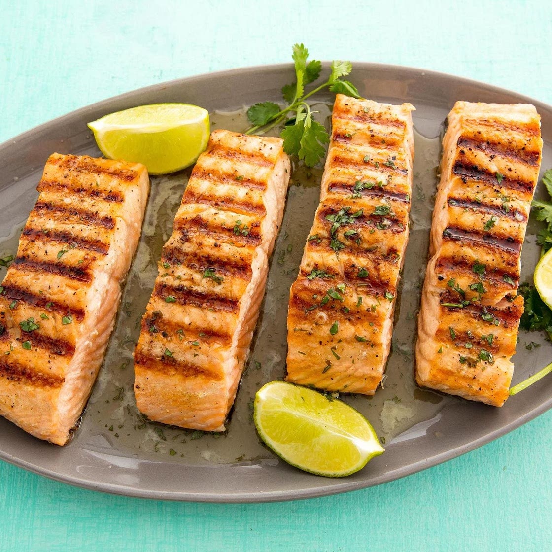 Cilantro Lime Grilled Salmon