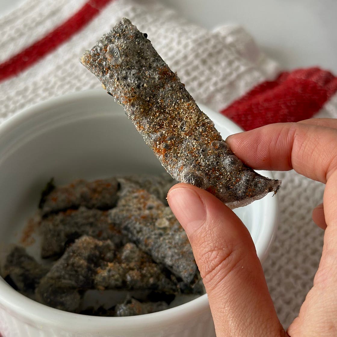 Crispy Air Fryer Rice Paper Seaweed Snacks: Packed with B12!