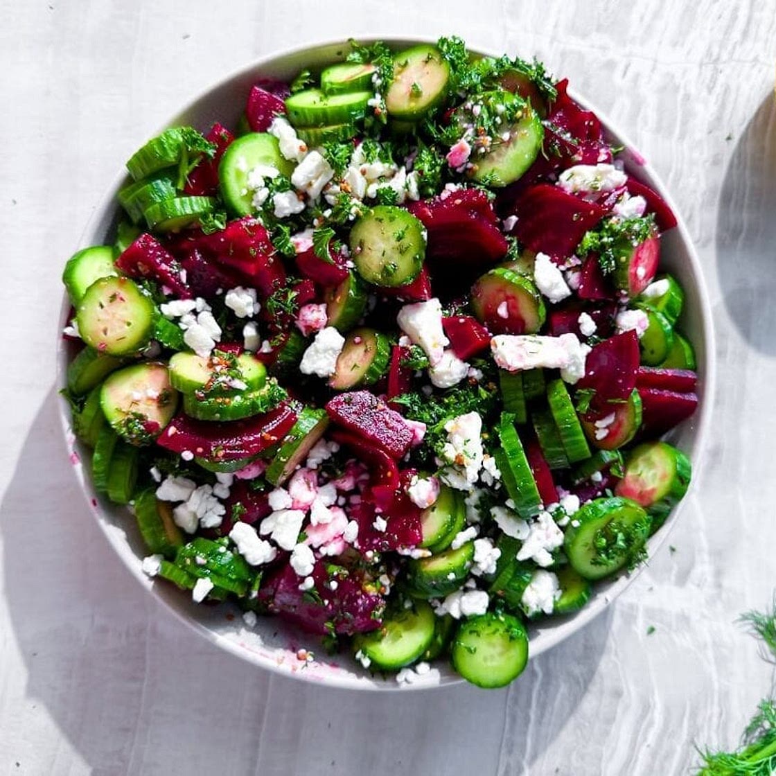 Cucumber Beet Salad
