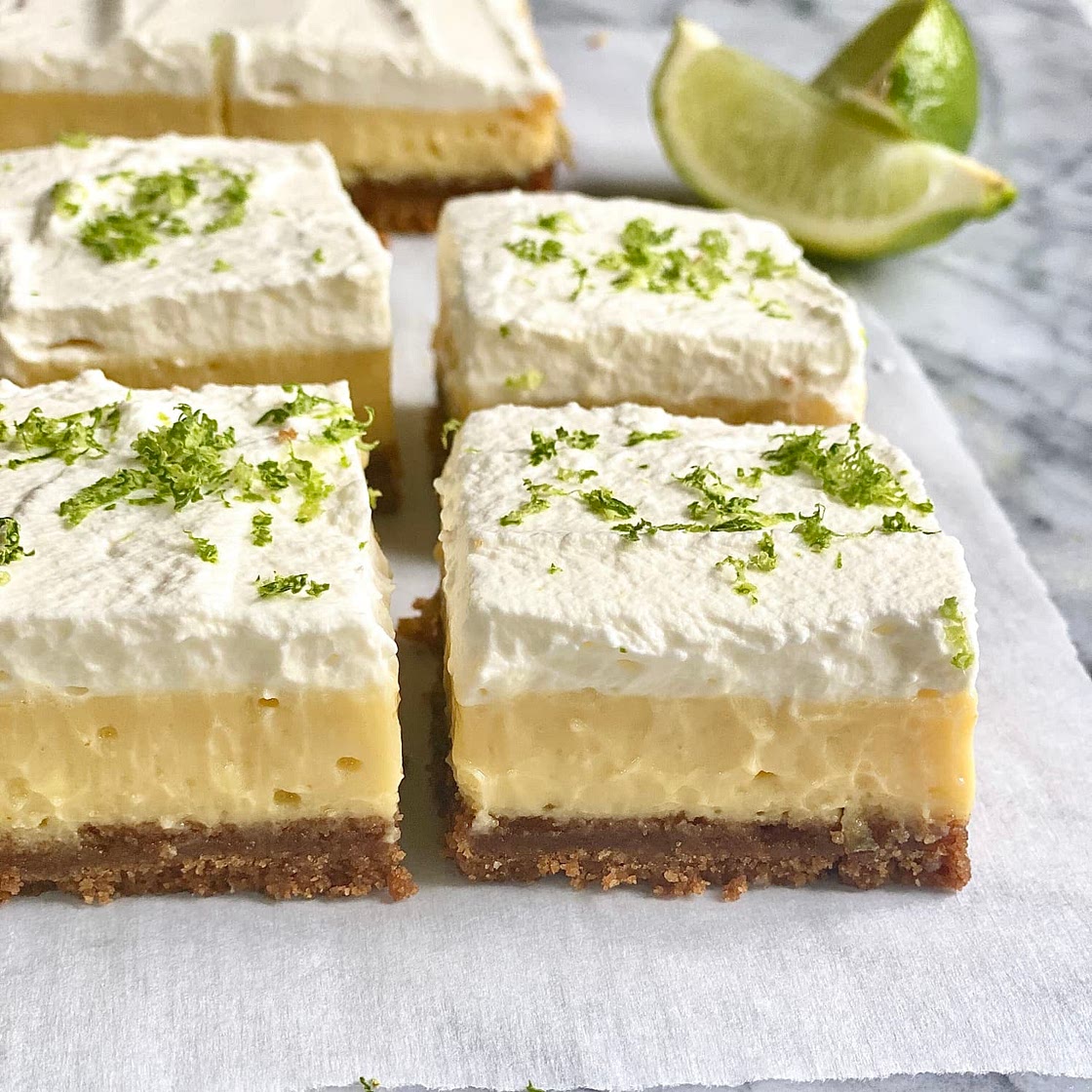 Triple-Layer Key Lime Pie Bars