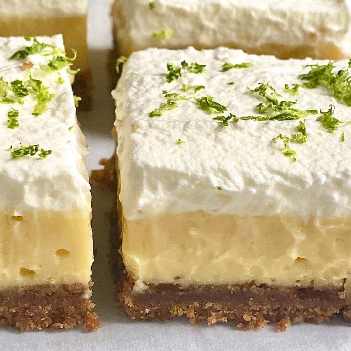 Triple-Layer Key Lime Pie Bars
