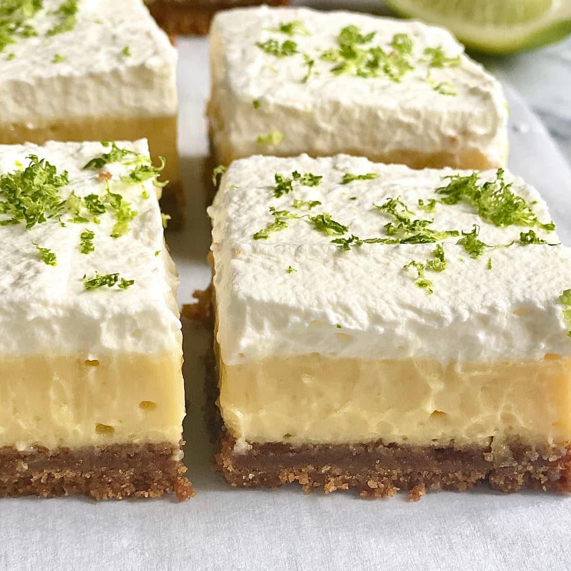Triple-Layer Key Lime Pie Bars