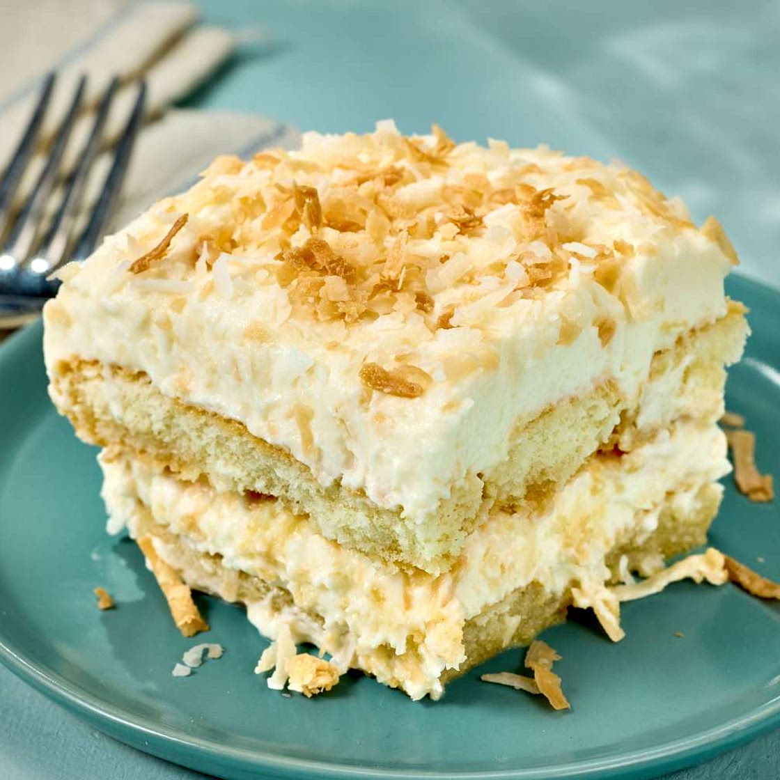 Coconut Cream Pie Tiramisu