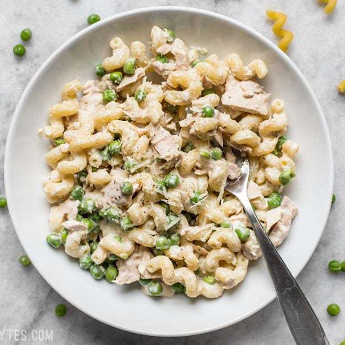Creamy Tuna Pasta with Peas