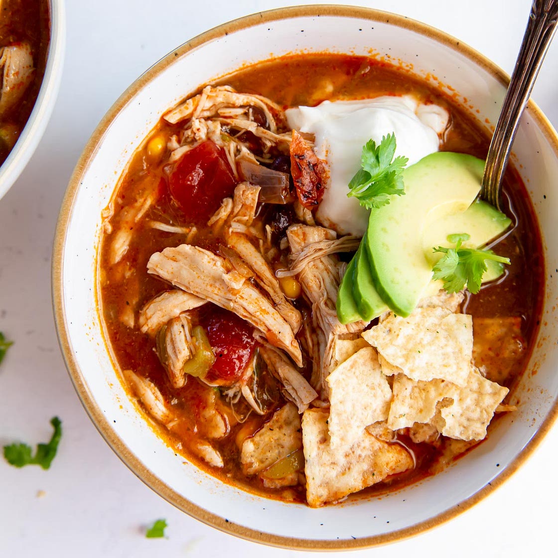 Instant Pot Chicken Tortilla Soup