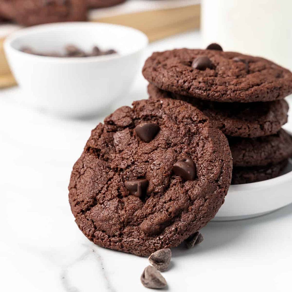 Chocolate Chocolate Chip Cookies