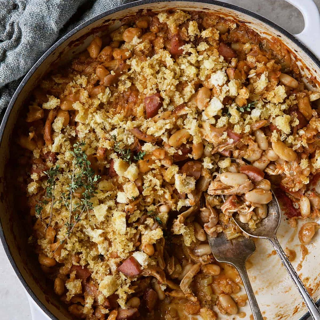 Easy Chicken and Sausage Cassoulet