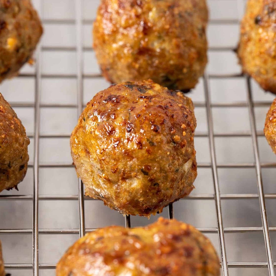 Baked Turkey Meatballs
