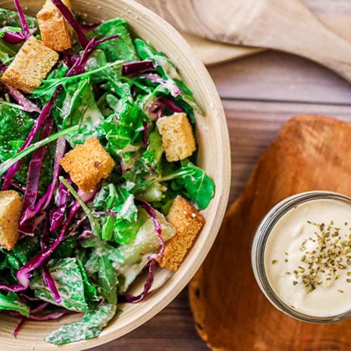 Vegan Caesar Salad